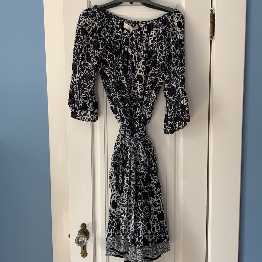 Natalie Martin Silk Mesa Midi Dress + sea dress